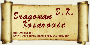 Dragoman Košarović vizit kartica